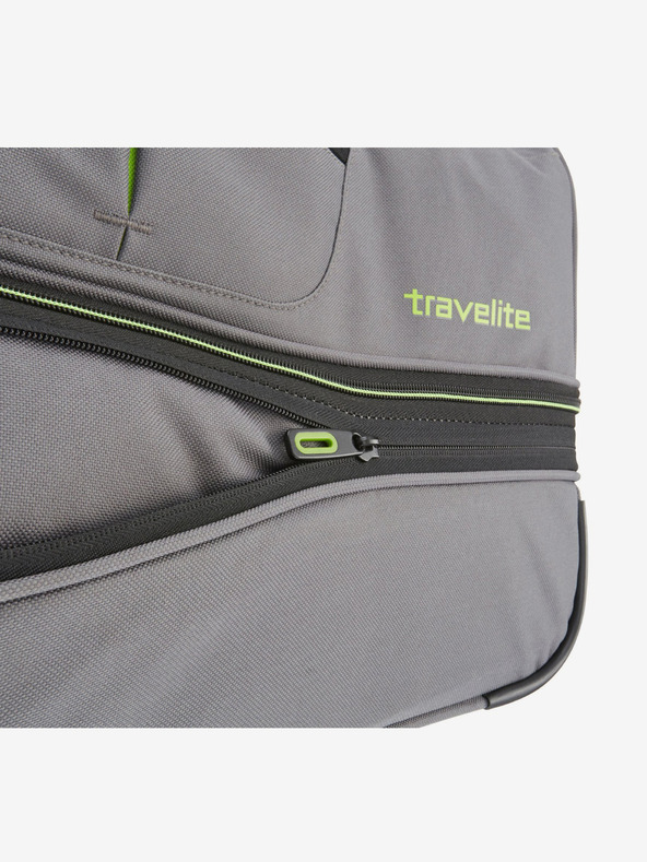 Travelite Geantă Travelite Basics Wheeled duffle S - gri-verde