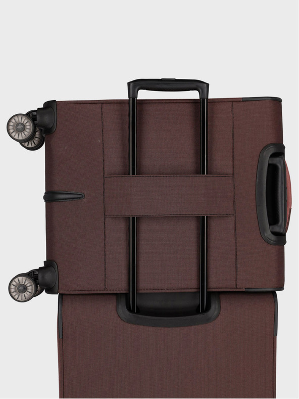 Travelite Geantă de călătorie Travelite Viia 4w S roz și maro