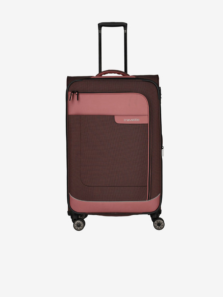 Travelite Travelite Viia 4w L roz și maro