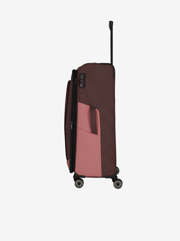 Travelite Travelite Viia 4w L roz și maro