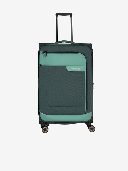 Travelite Valiză Travelite Viia 4w L verde