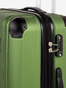 Travelite Set de trei valize verzi Travelite City 4w S,M,L Verde