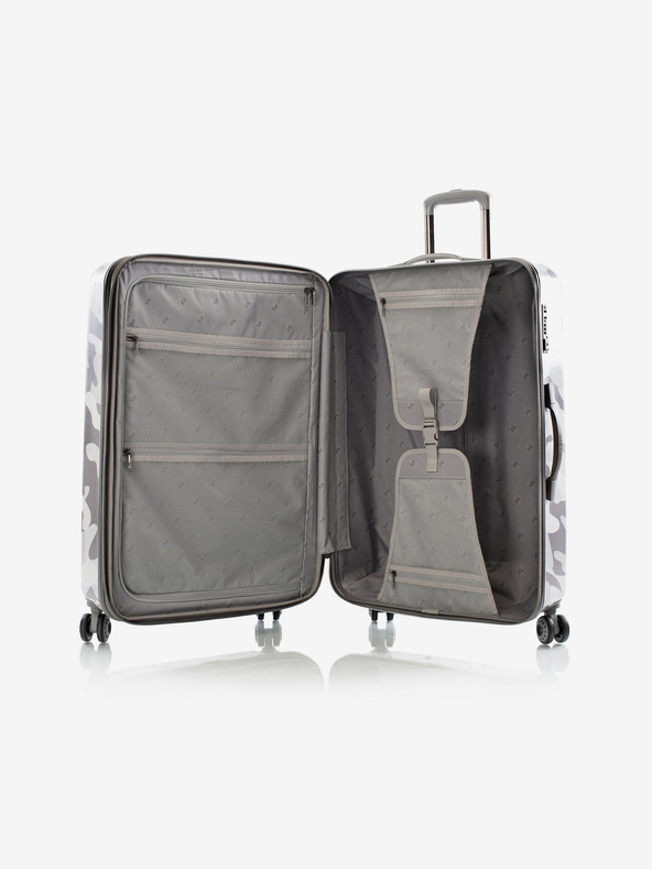 Heys Valiză de călătorie cu model gri Heys White Camo L