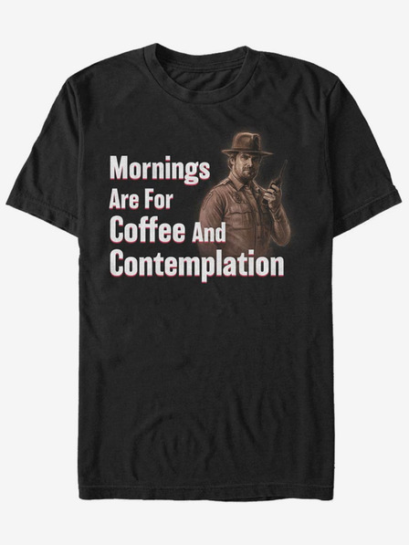 ZOOT.Fan Cafea și meditație Stranger Things ZOOT. FAN Netflix - tricou unisex