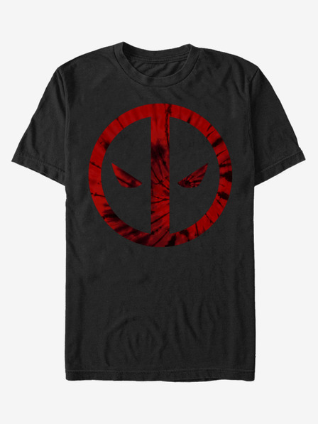 ZOOT.Fan Tricou negru unisex ZOOT.Fan Marvel Deadpool Tie-Dye