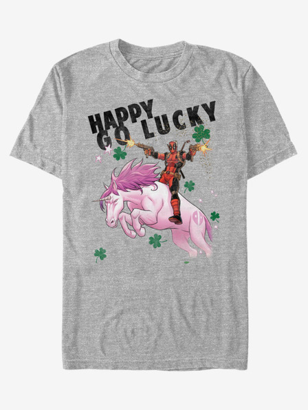 ZOOT.Fan Tricou unisex gri ZOOT.Fan Marvel Charm Lucky