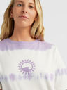 O'Neill O'Neill WOW T-SHIRT DRESS violet și alb cu model pentru femei
