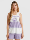 O'Neill Tricou fără mâneci cu model O'Neill WOW TANKTOP, violet și alb, pentru femei