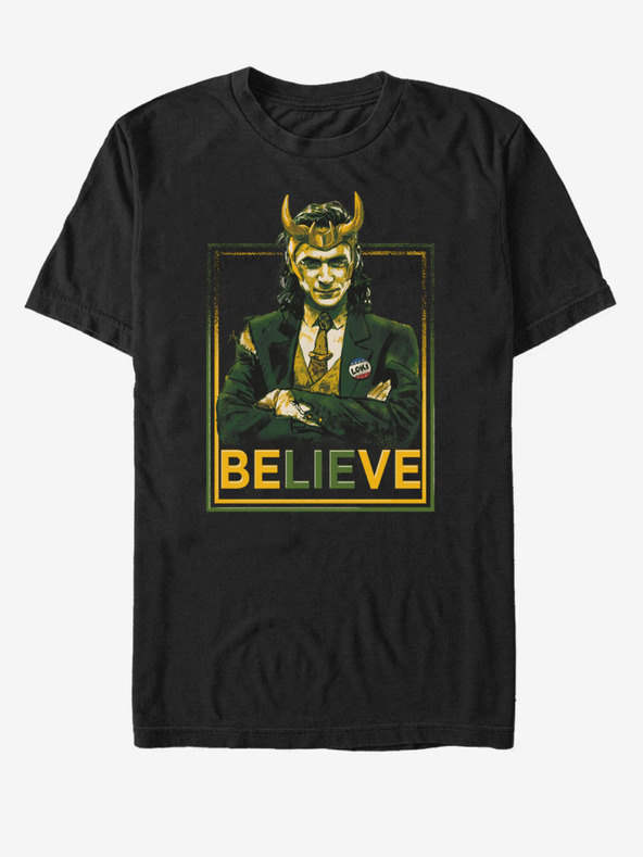 ZOOT.Fan Tricou unisex negru ZOOT.Fan Marvel Motiv politic