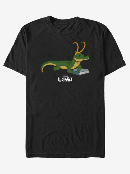 ZOOT.Fan Tricou unisex negru ZOOT.Fan Marvel Gator Loki Hero