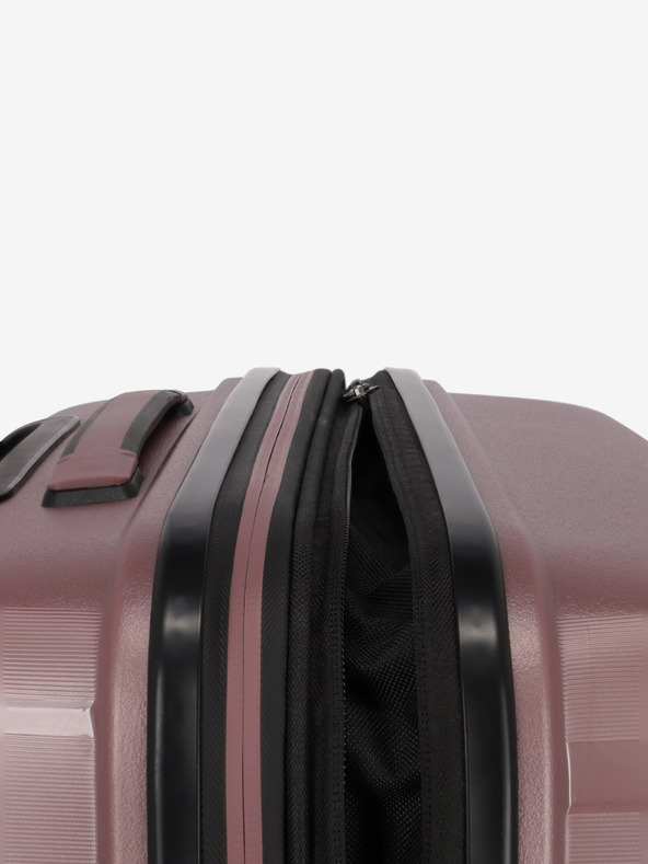 Travelite Set de trei valize de călătorie Travelite Air Base S,M,L roz