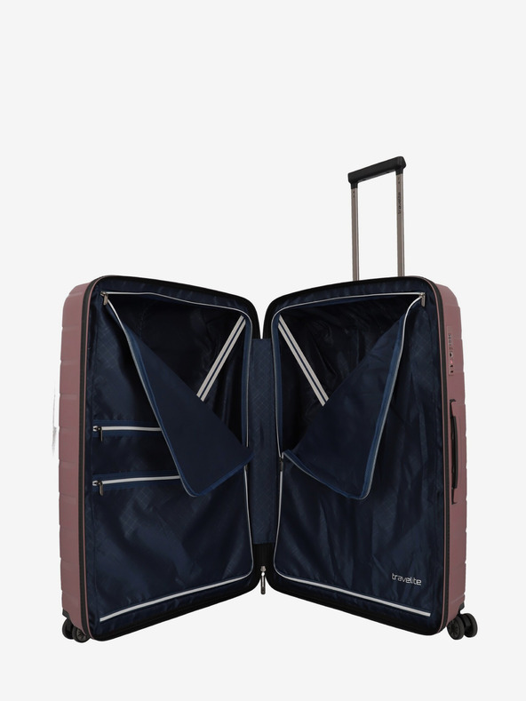 Travelite Set de trei valize de călătorie Travelite Air Base S,M,L roz