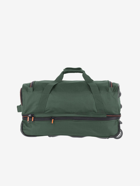 Travelite Geantă Travelite Basics Wheeled Duffle Bag S verde închis
