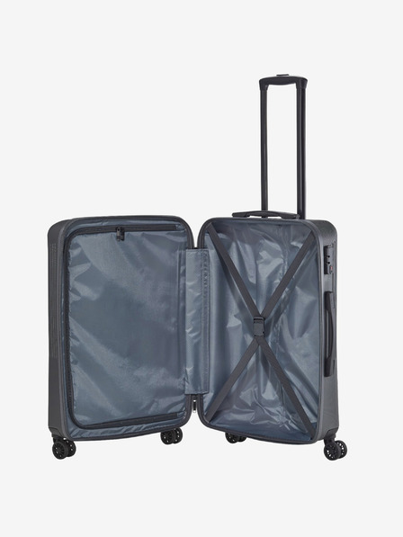 Travelite Set de trei geamantane de călătorie Travelite Bali gri închis S,M,L