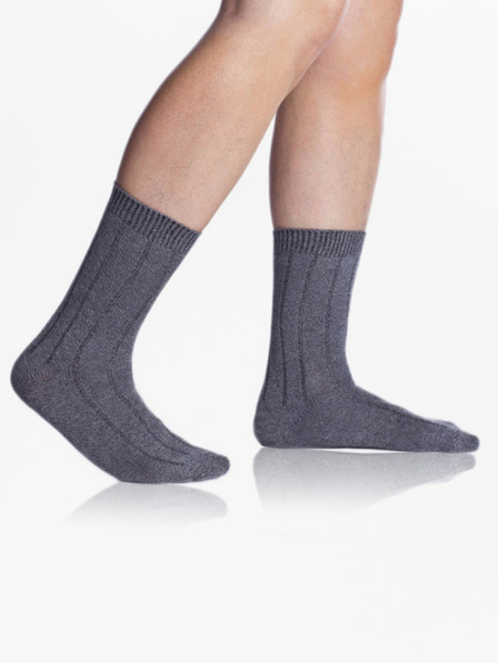 Bellinda Șosete unisex gri închis Bellinda BAMBUS CASUAL UNISEX SOCKS