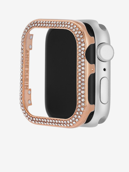 Anne Klein Lunette pentru Apple Watch cu cristale din aur roz Anne Klein