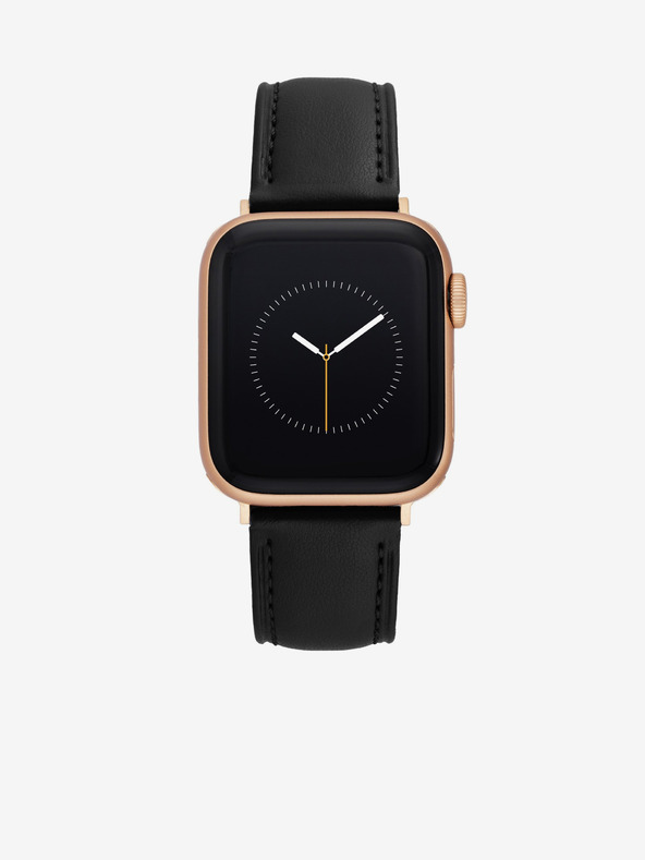 Anne Klein Curea din piele neagră pentru Apple Watch Anne Klein