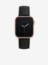 Anne Klein Curea din piele neagră pentru Apple Watch Anne Klein