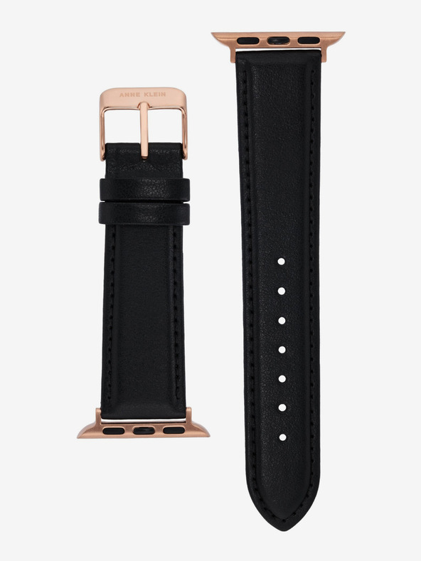 Anne Klein Curea din piele neagră pentru Apple Watch Anne Klein