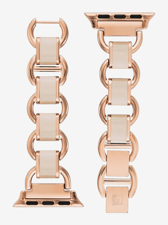 Anne Klein Curea pentru Apple Watch 38/40/41mm în aur roz Anne Klein