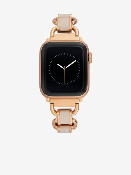 Anne Klein Curea pentru femei pentru Apple Watch 42/44/45/ultra 49mm în aur roz Anne Klein
