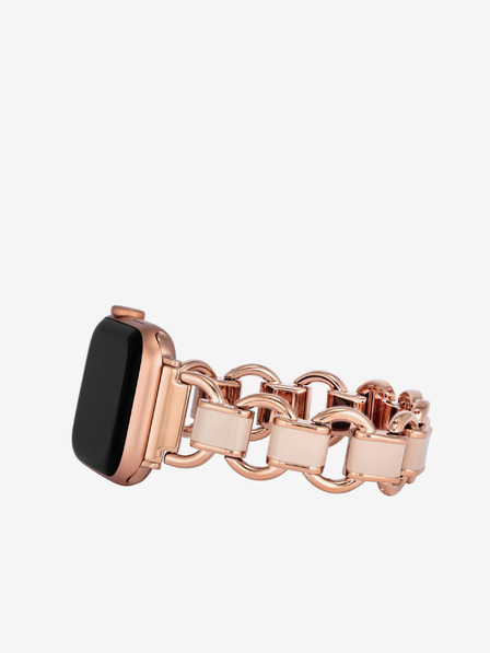 Anne Klein Curea pentru femei pentru Apple Watch 42/44/45/ultra 49mm în aur roz Anne Klein