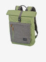 Travelite Rucsac Travelite Basics Roll-up gri și verde (35 l)