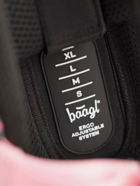BAAGL  Gri 3 set zippy panda: servietă, penar, geantă Baagl