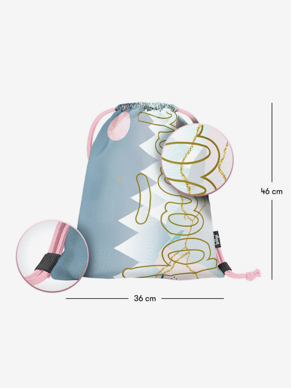 BAAGL  Geantă violet skate moon Baagl