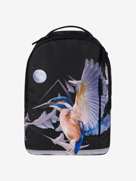 BAAGL  Rucsac negru Baagl eARTh - Kingfisher de Caer8th