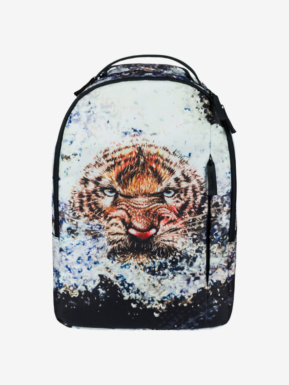 BAAGL  Rucsac negru și bej Baagl eARTh - Tiger by Lukero