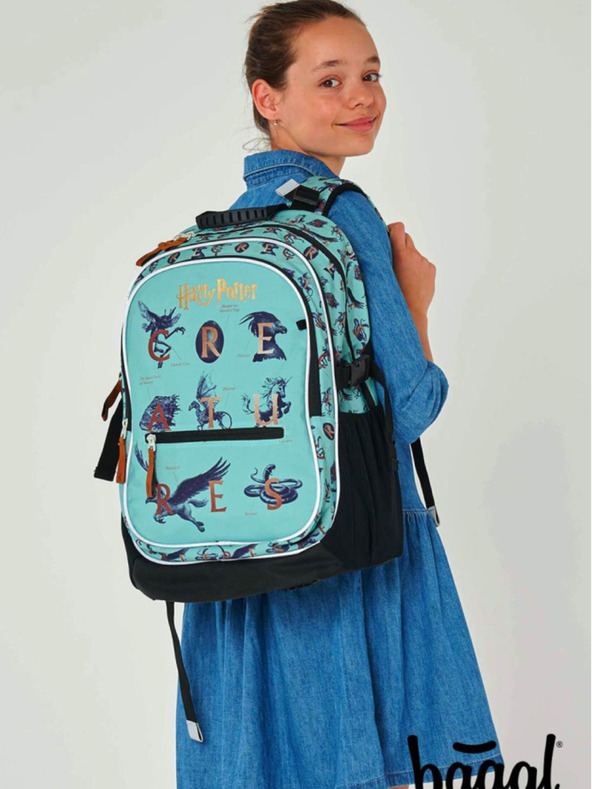 BAAGL  Rucsac școlar albastru Baagl Core Harry Potter Fantastic Beasts
