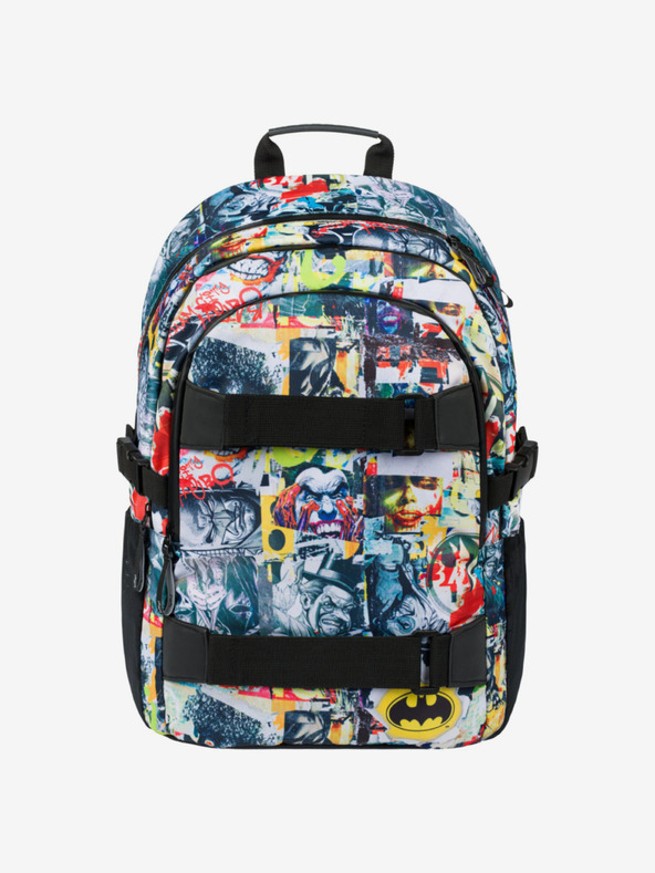 BAAGL  Rucsac școlar negru Baagl Skate Batman Comics