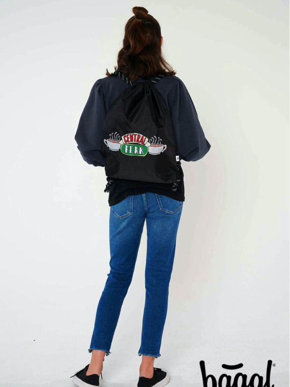 BAAGL  Geantă neagră Baagl Friends Central Perk