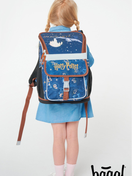BAAGL  Set școlar violet - servietă, penar, geantă Baagl Zippy Harry Potter Hogwarts