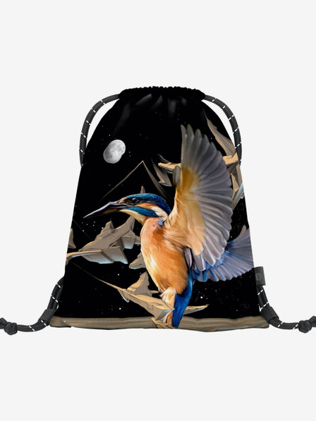 BAAGL  Geantă neagră Baagl eARTh - Kingfisher de Caer8th