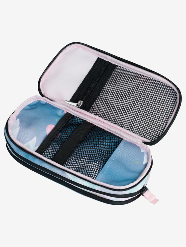 BAAGL  Valiză creion pentru elevi gri Baagl Moon