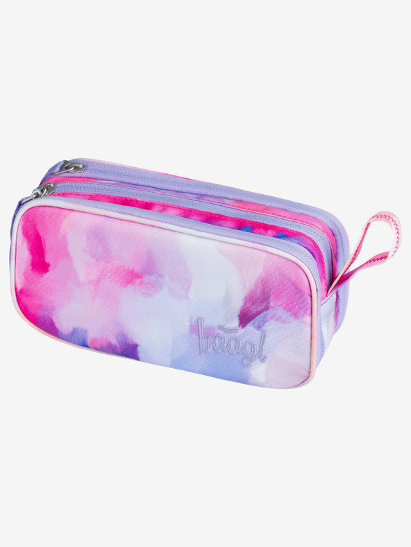 BAAGL  Pink student pencil case etue Baagl Painting