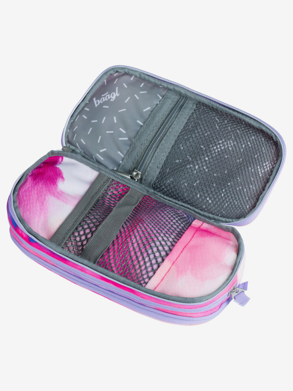 BAAGL  Pink student pencil case etue Baagl Painting