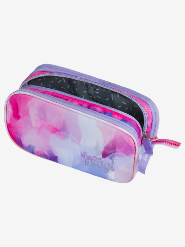 BAAGL  Pink student pencil case etue Baagl Painting