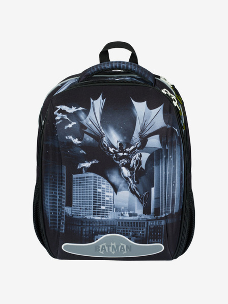 BAAGL  Geantă școlară neagră Baagl Shelly Batman Dark City