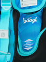BAAGL  Ghiozdan școlar albastru Ergo Baagl Butterfly