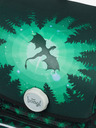 BAAGL  Geantă de școală verde Ergo Baagl Dragon