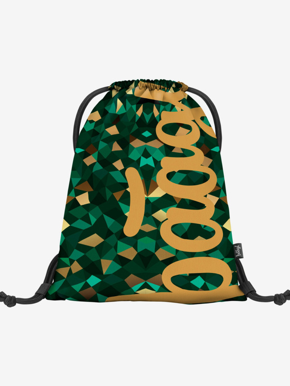 BAAGL  Geantă verde Baagl Skate Polygon