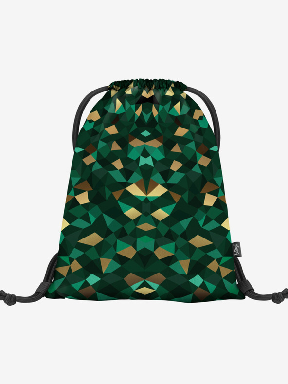 BAAGL  Geantă verde Baagl Skate Polygon