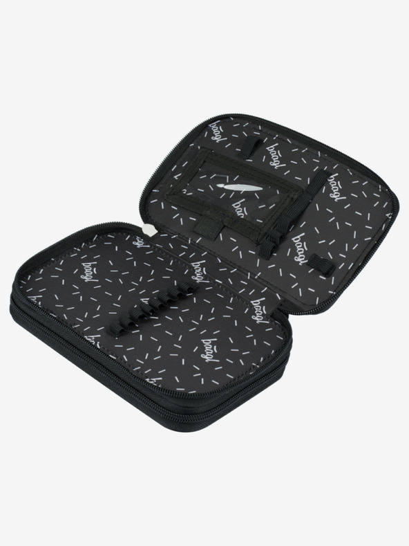 BAAGL  Set școlar albastru - servietă, penar, geantă Baagl Shelly Space Shuttle