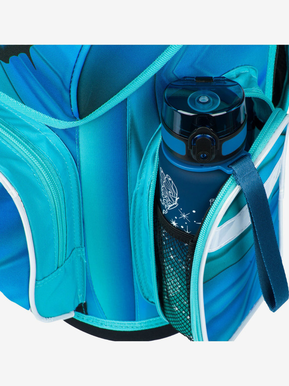 BAAGL  Set școlar albastru Ergo - servietă, penar, geantă Baagl Butterfly