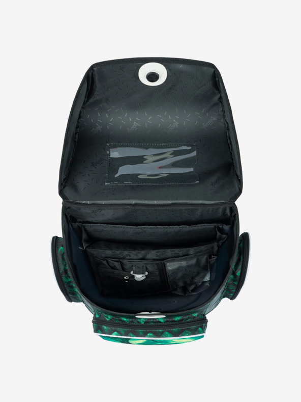 BAAGL  Set școlar verde Ergo - servietă, penar, geantă Baagl Dragon