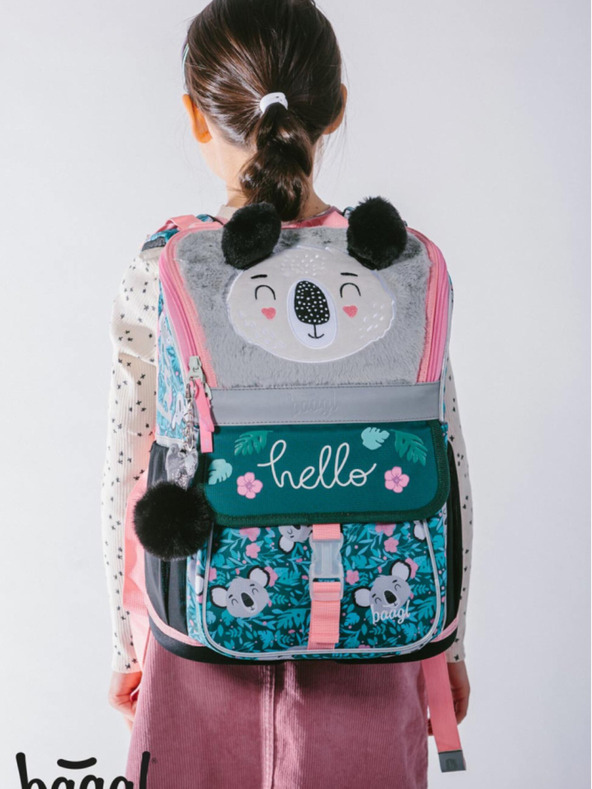 BAAGL  Set de scoala Green Zippy - servieta, trusa, geanta Baagl Baby Koala