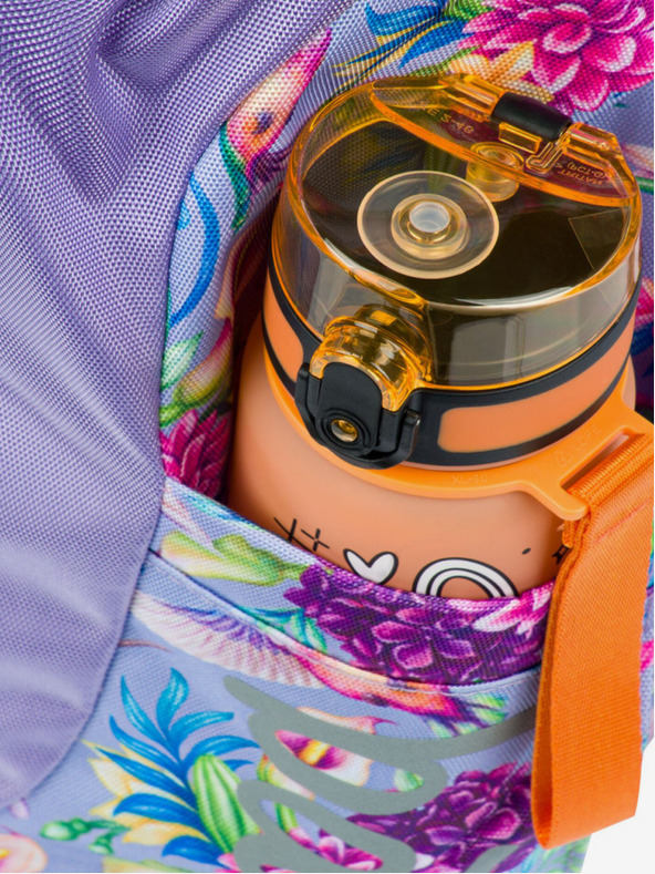 BAAGL  Rucsac de școală cu pasăre colibri violet aerisit